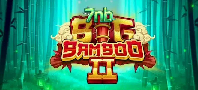 Cenário temático de floresta de bambu com elementos visuais de Big Bamboo 2
